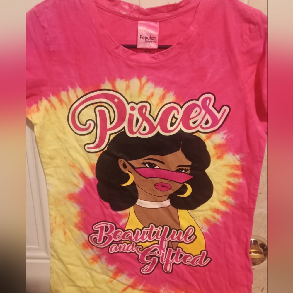 Zodiac Tie dye shirt